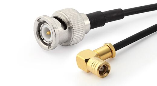 AA0080 – Mikrofonkabel (CCP), SMB angewinkelt - BNC, 10 m