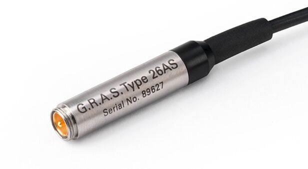 26AS – 1/4" Vorverstärker, kurz, mit 3m Kabel auf LEMO