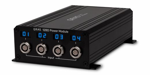 12BD – 4-Kanal Mikrofon-Versorgungsmodul, LEMO, mit TEDS