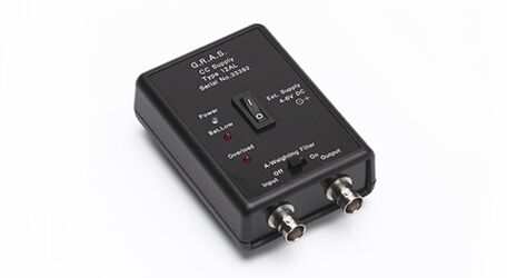 12AL – 1-Kanal Mikrofon-Versorgungsmodul, CCP/IEPE, mit A-Bewertungsfilter