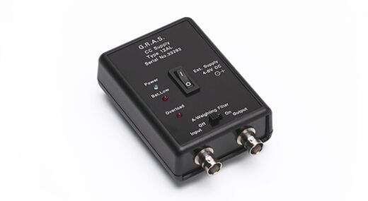 12AL – 1-Kanal Mikrofon-Versorgungsmodul, CCP/IEPE, mit A-Bewertungsfilter