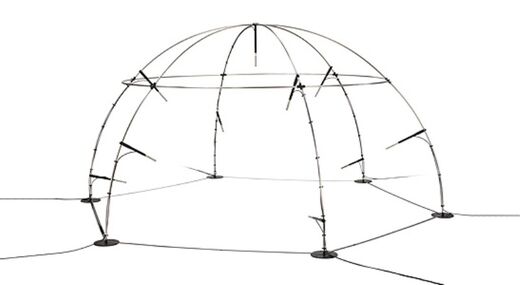 67HB-08 – 2 m Hemisphäre, LEMO, "LowNoise", 10-Kanal