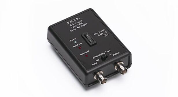 12AL – 1-Kanal Mikrofon-Versorgungsmodul, CCP/IEPE, mit A-Bewertungsfilter