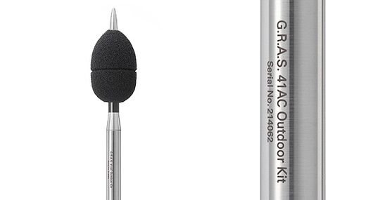 41AC-4 – Außenmikrofon für Fluglärm und Umweltlärm, LEMO, 0 V pol., mit Remote Check